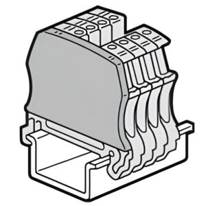 037550 Legrand - Cloison terminale pour bloc de jonction à vis Viking 3 - 1 entrée/1 sortie