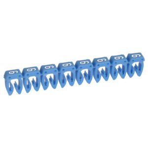 038106 Legrand - Boite de 1000 repères CAB 3 pour fils 0,15mm² à 0,5mm² - marquage chiffre 6 bleu
