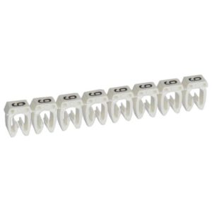 038219 Legrand - Boite de 1200 repères CAB 3 pour fils 0,5mm² à 1,5mm² - marquage chiffre 9 blanc