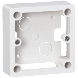 055849 - Cadre saillie Legrand 1 poste pour socle et sortie de câbles - 100x100x36mm