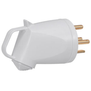 055855 - Fiche male Legrand 3P+T 32A 380V - Sortie coudée à terre plate