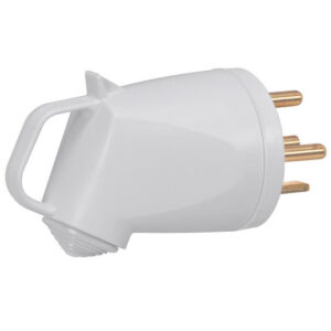 055857 - Fiche électrique male Legrand 3P+N+T 32A 400V - Sortie coudée à terre plate