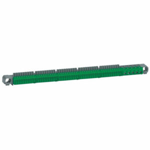 405057 Legrand - Bornier de terre - 5 connexions 6mm² à 25mm² + 45 connexions 1,5mm² à 4mm² - Longueur 322mm