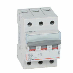 406470 Interrupteur sectionneur triphasé 3P 400V - 125A - 3 modules - Bornes à vis Legrand DX³-IS