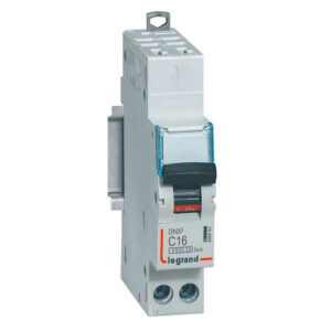 406883 Disjoncteur Legrand 16A unipolaire + neutre DNX3 - courbe C - 4,5/6kA - AUTO+VIS - 1 module