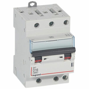 408068 Disjoncteur tripolaire 16A - 3P Courbe D - 6/10kA - À vis - Legrand DX3