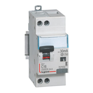 410705 Legrand Disjoncteur différentiel 16A type AC 30mA - courbe C - DX³4500 1P+N