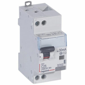 410707 Legrand Disjoncteur différentiel 25A type AC 30mA - courbe C - DX³4500 1P+N