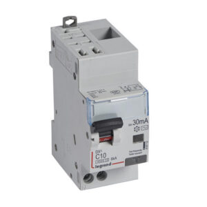 410712 Legrand Disjoncteur différentiel 10A type AC 30mA - DX³4500 1P+N
