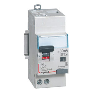 410714 Legrand Disjoncteur différentiel 20A type AC 30mA - DX³4500 1P+N