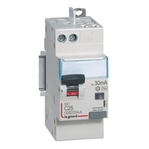 410719 Legrand Disjoncteur différentiel 25A type AC 30mA - DX³4500 1P+N