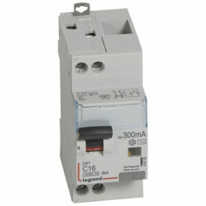 410725 Legrand Disjoncteur différentiel 16A type AC 300mA - courbe C - DX³4500 1P+N