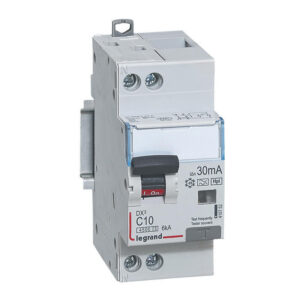 410752 Legrand Disjoncteur différentiel 10A type F 30mA - courbe C - DX³4500 1P+N
