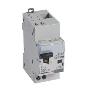 410762 Legrand Disjoncteur différentiel 20A type F 30mA - DX³4500 1P+N