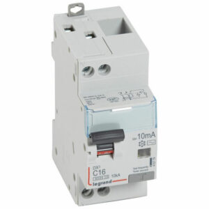 410779 Legrand Disjoncteur différentiel 16A - type AC 10mA 1P+N DX³6000 10kA