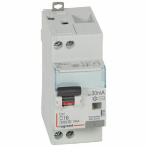 410785 Legrand Disjoncteur différentiel 16A 30mA type AC 1P+N DX³6000 10kA