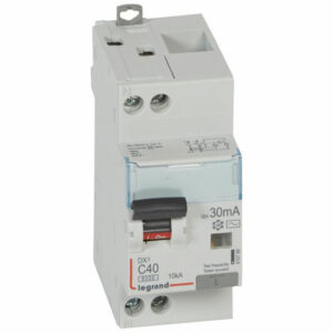 410789 Legrand Disjoncteur différentiel 40A 30mA type AC 1P+N DX³6000 10kA