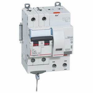 411162 Legrand Disjoncteur différentiel 40A type AC 30mA DX³6000 10kA 2P