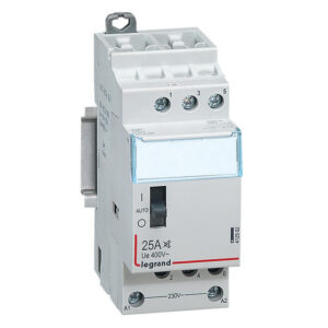 412502 Legrand - Contacteur domestique CX³ silencieux bobine 230V~ - 3P 400V~ - 25A - contact 3NO - 2 modules