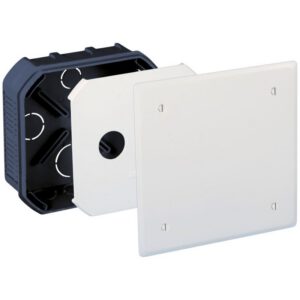 51105 EUR'OHM Boite de dérivation encastrée P50 140x140x45mm pour maconnerie