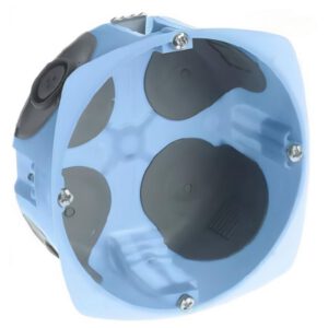 52070 EUR'OHM XL AIR'metic Boite d'encastrement étanche à l'air 1 poste D85 P40 pour cloisons sèches