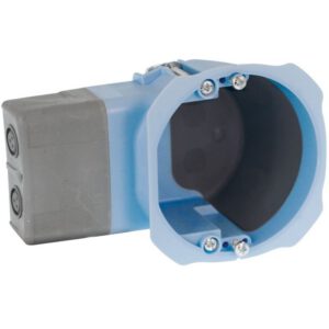 52076 EUR'OHM XL AIR'metic Boite d'encastrement étanche à l'air 1 poste micromodule D67 P40 pour cloisons sèches