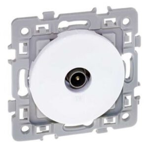 60264 EUR'OHM SQUARE Prise TV blanc