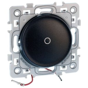 60303 EUR'OHM SQUARE Interrupteur va et vient 10A lumineux témoin Vulcain