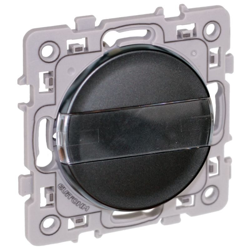 60306 EUR'OHM SQUARE Bouton poussoir porte-etiquette Vulcain