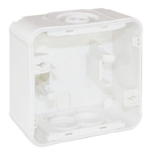 60865 EUR'OHM OXXO Boîte saillie 1 poste blanc IP55