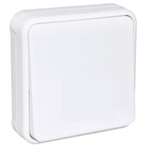 60888 EUR'OHM OXXO - Interrupteur va-et-vient encastré blanc étanche IP55