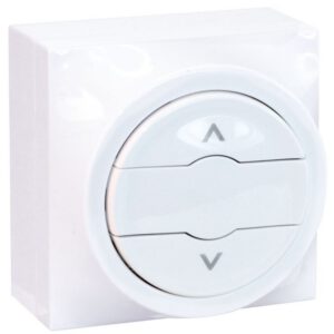 60923 EUR'OHM DUNE Interrupteur volet roulant 3 positions blanc