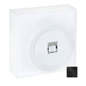 60978 EUR'OHM DUNE Prise RJ45 blindée CAT6A STP (Grade3 TV) noir