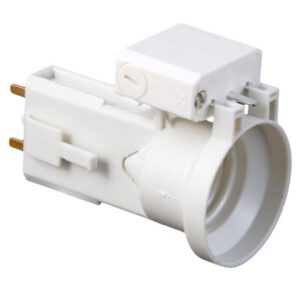 62102 EUR'OHM Fiche/douille DCL E27 courte à connexion automatique