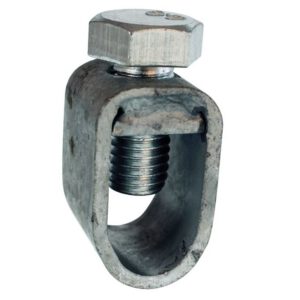 70504 EUR'OHM Bride galvanisé pour piquet de terre galvanisé