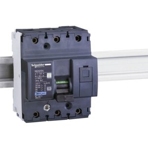 18632 Schneider - Acti9 Disjoncteur NG125N tripolaire 10A - 3P - Courbe C 25kA - A vis