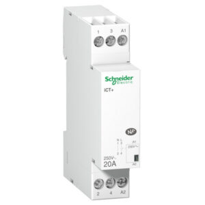 A9C15030 - Contacteur silencieux - 1NO - 20A - Bobine 230Vca - Schneider Acti 9 iCT+