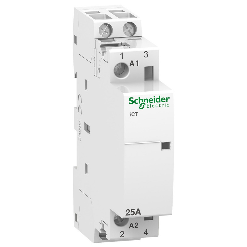 A9C20132 Schneider - Contacteur bipolaire - 2NO - 25A - Bobine 24Vca -Schneider Acti9