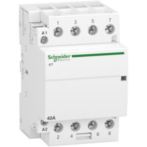 A9C20844 - Contacteur tétrapolaire - 4NO - 40A - Bobine 230Vca - Schneider Acti 9 iCT