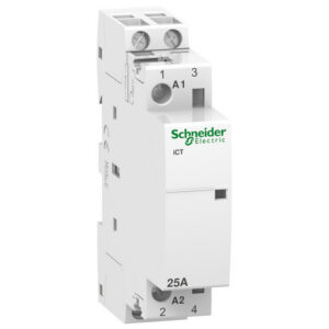 A9C24732 - Contacteur bipolaire - 2NO - 25A - Bobine 230Vca - Schneider Acti 9 iCT