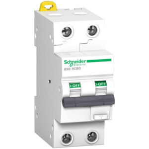 A9D07216 - Disjoncteur différentiel bipolaire 30mA - 16A - Type AC - 10kA - 2 modules - Schneider iC60 Acti9