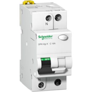 A9D21610 Disjoncteur différentiel 30mA 10A - 1P+N - 6kA - type A Non Auxiliarisable- Vigi Schneider iDPN