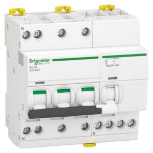 A9DB3725 Schneider - Disjoncteur différentiel 3P+N - 25A - 30mA - Courbe C - Type A-Si - 6kA - Acti9 iDD40T