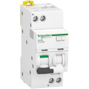 A9DF3613 Schneider - Disjoncteur différentiel unipolaire + neutre 1P+N - 13A - 30mA - Courbe C - 6kA - Acti9 IC40
