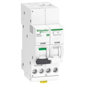 A9DQ2616 Schneider - Disjoncteur différentiel unipolaire + neutre 1P+N - 16A - 30mA - Courbe C - 6kA - Acti9 IDD40T XA