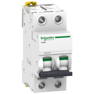 A9F74225 - Disjoncteur bipolaire 2P 25A Courbe C - 2 modules - 10kA - Schneider Electric Acti9 iC60N