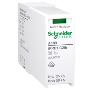 A9L1C300 Schneider - Acti9 IPRD1C25r - Cartouche Parafoudre phase Type 1+2 1