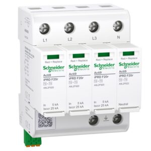 A9L2F620 Schneider - Acti9 IPRDF20r Parafoudre autoprotégé triphasé + neutre - 20kA