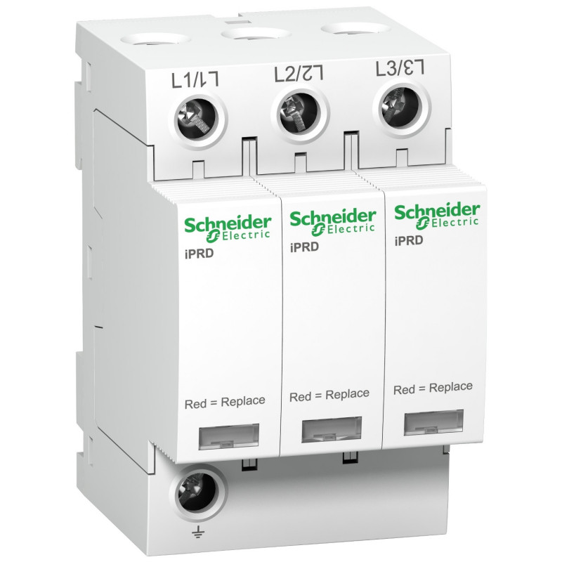 A9L65321 Schneider - Parafoudre triphasé de type 2 iPRD65r - 65kA - report de signalisation