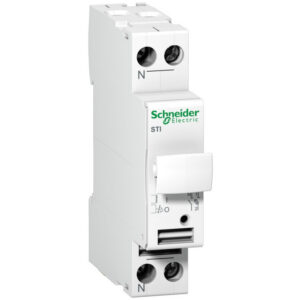 A9N15645 Sectionneur porte fusible Schneider 20A - 1P+N - pour fusibles 8x31mm - Schneider Acti9 STI